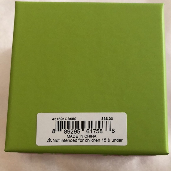 Betsey Johnson Gold Tone Purple Resin Tulip Mismatch Drop Earrings NIB - Picture 11 of 11